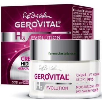 gerovital h3 evolution cr.lift hidratanta de zi spf15