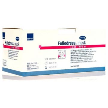Hartmann Foliodress Masca Chirurgicala Loop Type IIR - 50 Bucati