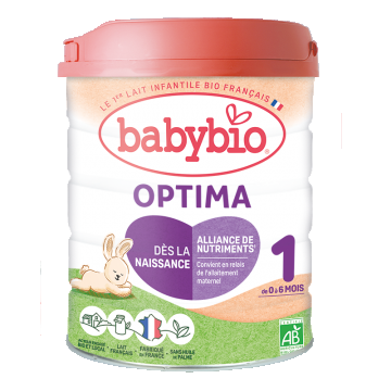 Lapte praf bio 0-6 luni Optima 1, 800g, BabyBio