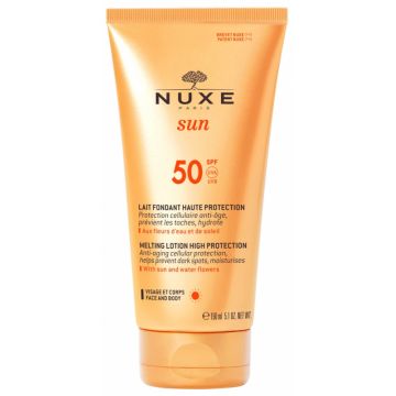Lotiune cu protectie solara pentru fata si corp SPF50, 150ml, Nuxe