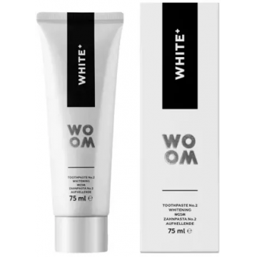 Pasta de dinti White+, 75ml, Woom