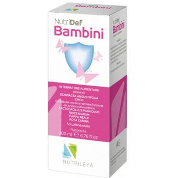 Sirop pentru copii NutriDef bambini, 200ml, Nutrileya