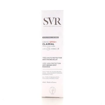 SVR Clairial Crema depigmentanta SPF 50+ 40 ml