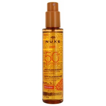 Ulei cu protectie solara pentru fata si corp SPF50, 150ml, Nuxe