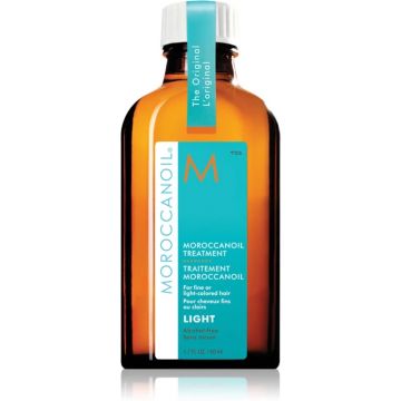 Ulei pentru par fin sau deschis la culoare Treatment Light, 100ml, Moroccanoil