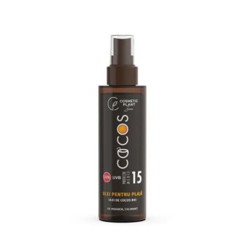 Ulei plaja COCOS, SPF15, 150 ml, Cosmetic Plant