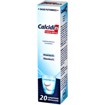 Zdrovit Calcidin - 20 comprimate efervescente