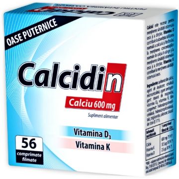 Zdrovit Calcidin - 56 comprimate filmate