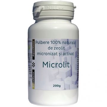 Zeolit micronizat activat pulbere Microlit 200g - AQUA NANO