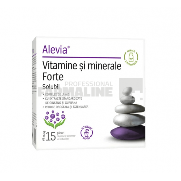 Alevia Vitamine si Minerale Forte 15 plicuri