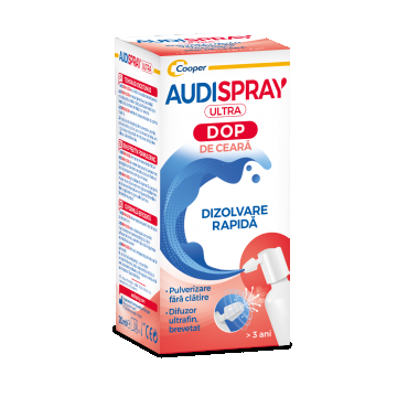 Audispray Ultra Dopuri de ceara, 20ml, Audispray