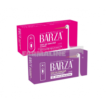 Barza Pachet Test sarcina ultrasensibil caseta + Test sarcina clasic caseta