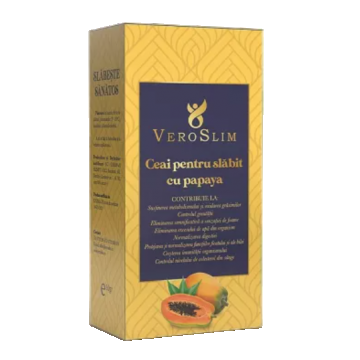 Ceai de slabit cu papaya, 60g, VeroSlim