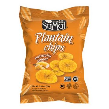 Chips de banane de gatit Dulce Natural, 75g, Samai