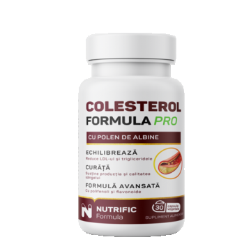 Colesterol Formula Pro, 30 capsule vegetale, Nutrific