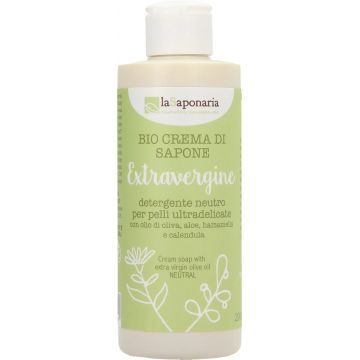 Crema de dus cu ulei extravirgin de masline, 200ml, La Saponaria