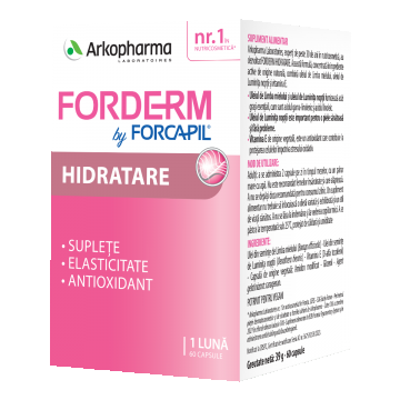 Forderm by Forcapil Hidratare, 60 capsule