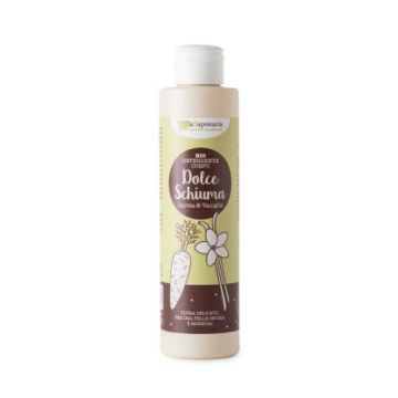 Gel de dus delicat cu morcovi si vanilie, 200ml, La Saponaria