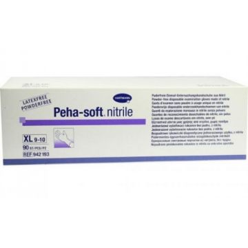 Hartmann Peha-soft nitrile manusi examinare albastre XL - 90 bucati
