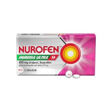 Nurofen Immedia Ultra 400mg - 12 drajeuri