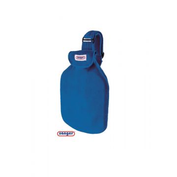 Perna pentru apa calda cu husa anatomica cu banda de fixare pe corp, 2l, Sanger