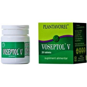 Plantavorel Voseptol V - 20 tablete de supt