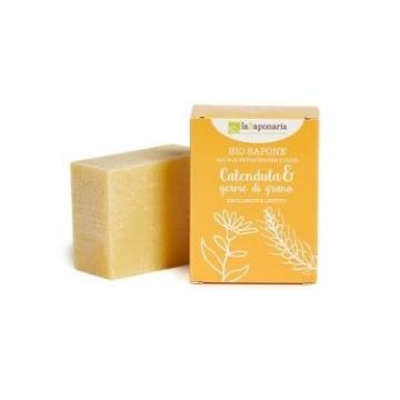 Sapun solid cu galbenele si germeni de grau, 100g, La Saponaria