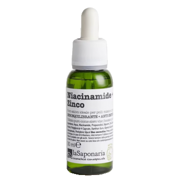 Serum activ pur cu niacinamide si zinc, 30ml, La Saponaria