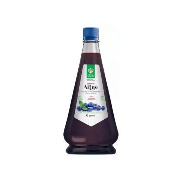 Sirop natural de afine presat la rece, 250 ml, Steaua Divina