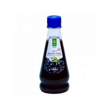 Sirop natural de Coacaz Negru presat la rece, 250ml, Steaua Divina