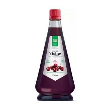Sirop natural de Visine presat la rece, 520ml, Steaua Divina