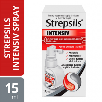 Strepsils Intensiv Cirese si Menta spray - 15ml