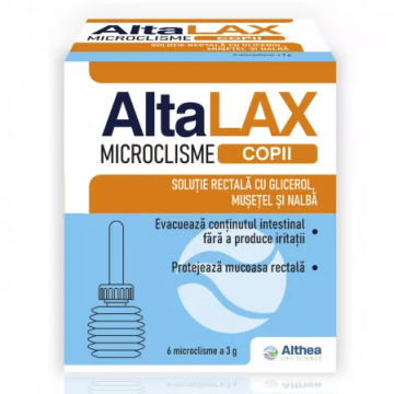 Altalax copii, 6 microclisme, Althea Life Science