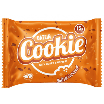 Biscuit proteic cu aroma de caramel sarat High Protein Cookie, 75g, Oatein