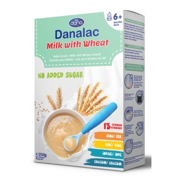 Cereale Grau cu lapte 6m+, 250g, Danalac