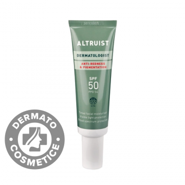 Crema colorata anti-roseata si anti-pete cu SPF 50 Dermatologist, 30ml, Altruist