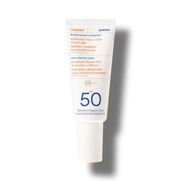 Crema cu protectie solara pentru fata si ochi SPF 50 Yoghurt Sun, 40ml, Korres