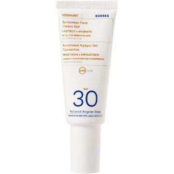 Crema cu protectie solara pentru fata SPF 30 Yoghurt Sun, 40ml, Korres