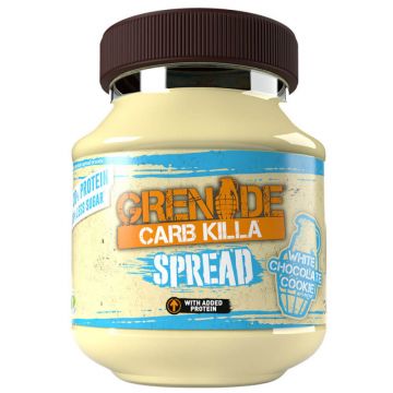 Crema tartinabila cu ciocolata alba Carb Killa Spread, 360g, Grenade