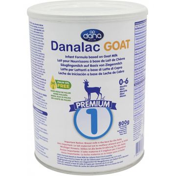 Lapte de crestere din lapte de capra 1 0-6 luni, 800g, Danalac