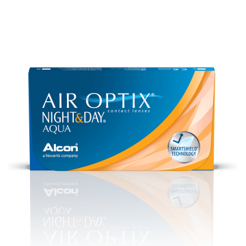 Lentile de contact Air Optix Night&Day Aqua, -4.25, 6 bucăți, Alcon