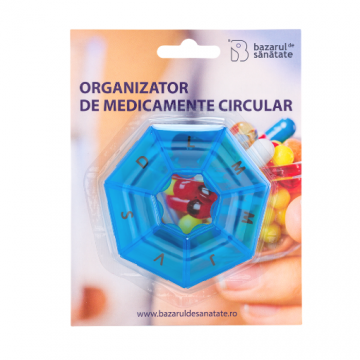 Organizator pentru medicamente circular - 1 bucata Sana