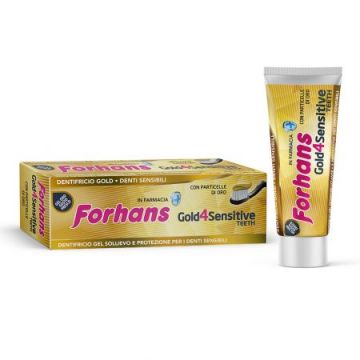 Pasta de dinti Gold 4 Sensitive Teeth, 75ml, Puro by Forhans