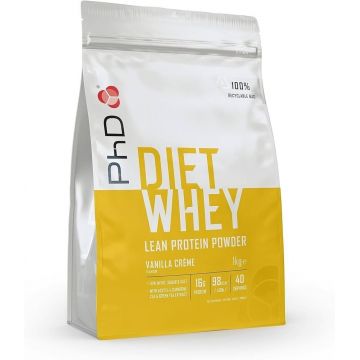 Pudra proteica cu aroma de vanilie Diet Whey, 1kg, PhD