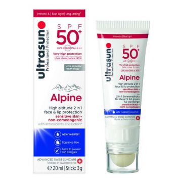 Stick pentru protectie solara in conditii extreme cu SPF50, 20ml, Ultrasun