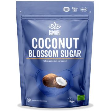 Zahar din flori de cocos bio, 500g, Iswari