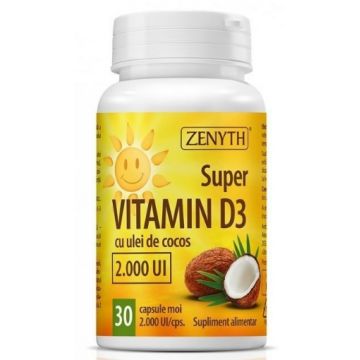 Zenyth Super Vitamina D3 2000UI - 30 capsule