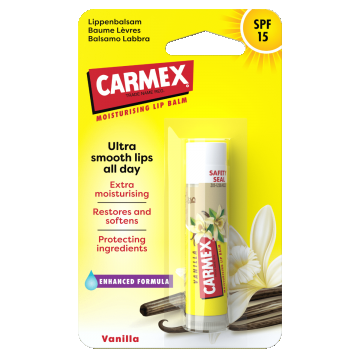 Balsam reparator pentru buze uscate cu vanilie, 4,25g, Carmex
