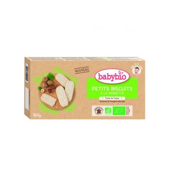 Biscuiti cu alune pentru copii, 160g, BabyBio