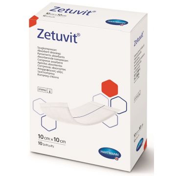 Comprese absorbante Zetuvit, 10x10 cm, 25 bucati, Hartmann